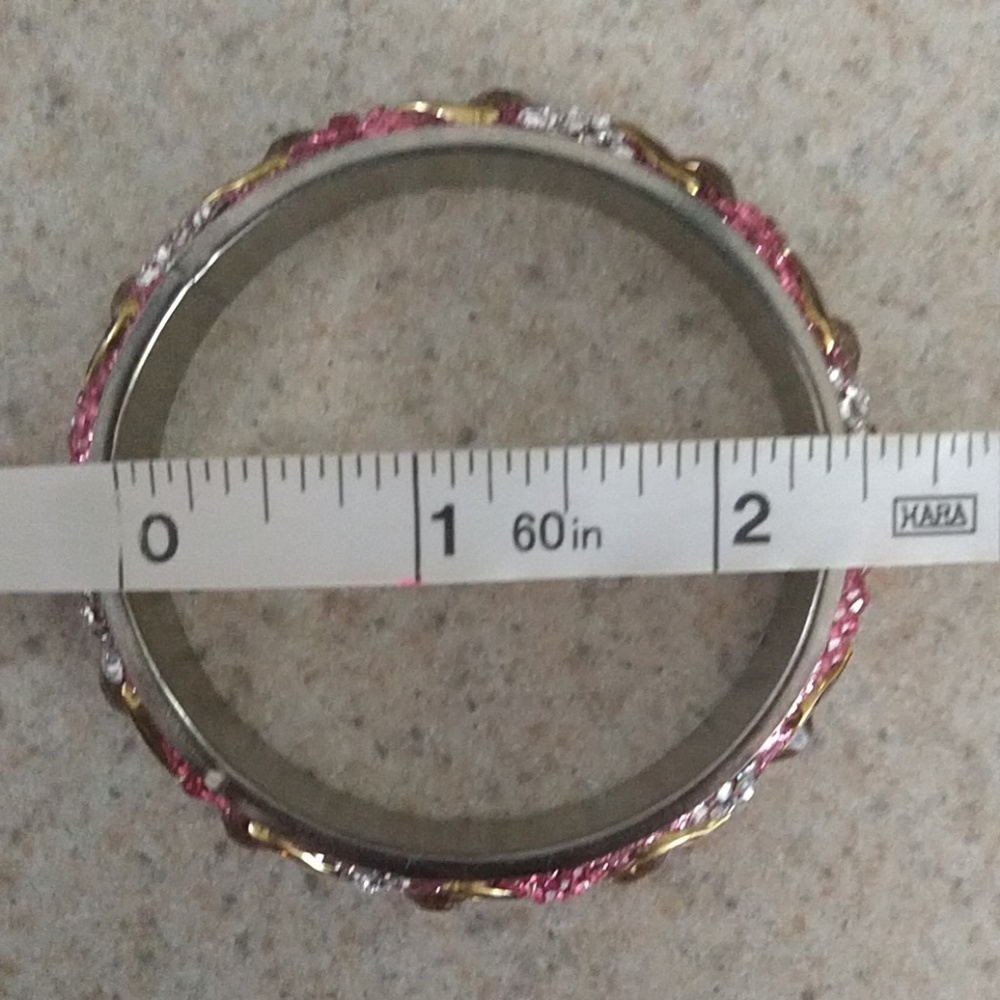 6pc set Hyderabad India Stone Bangles - Picture 8 of 8